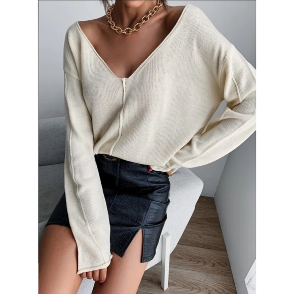 Sweaters - Oversized Boho Sweater